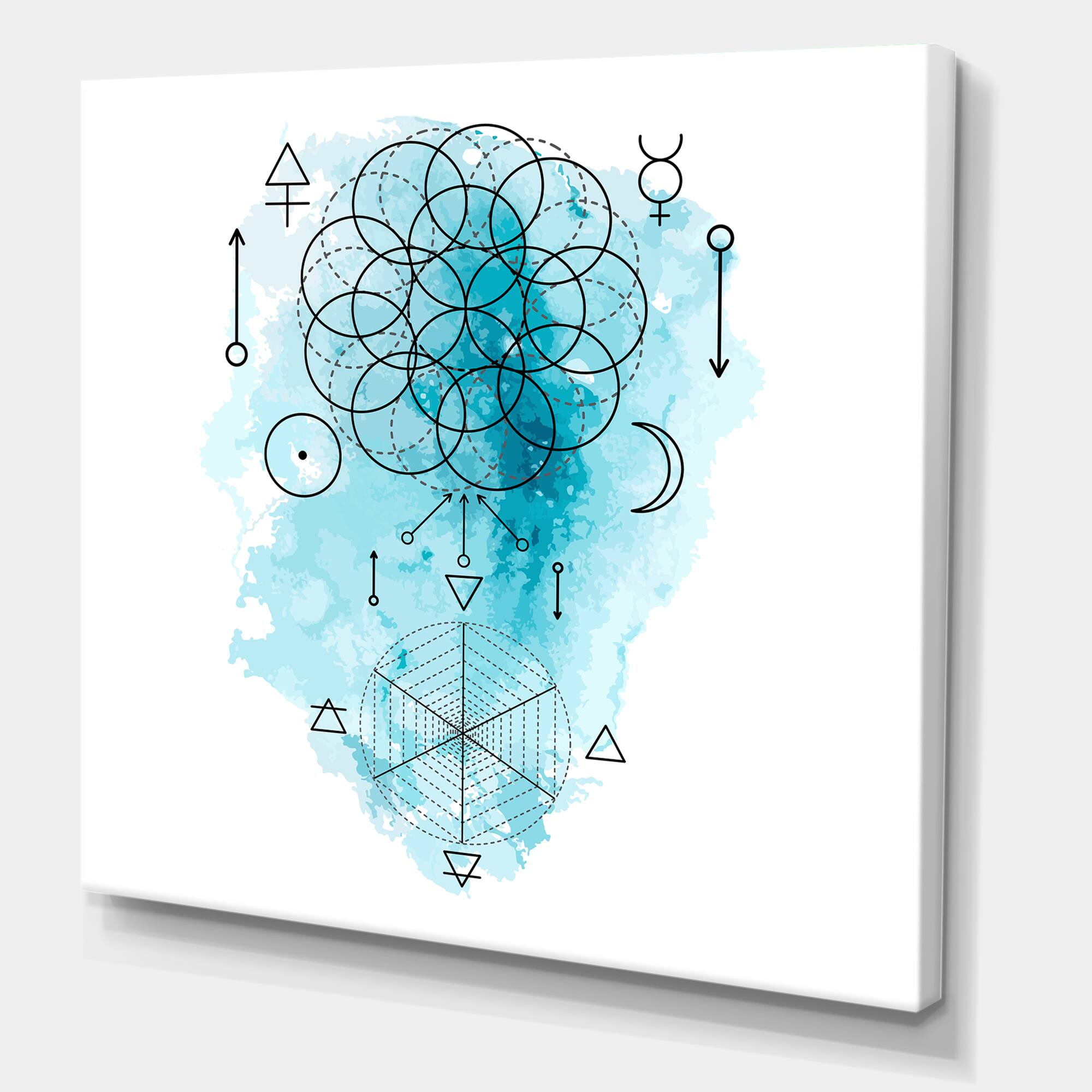 Designart - Symbol of Alchemy and Sacred Geometry I